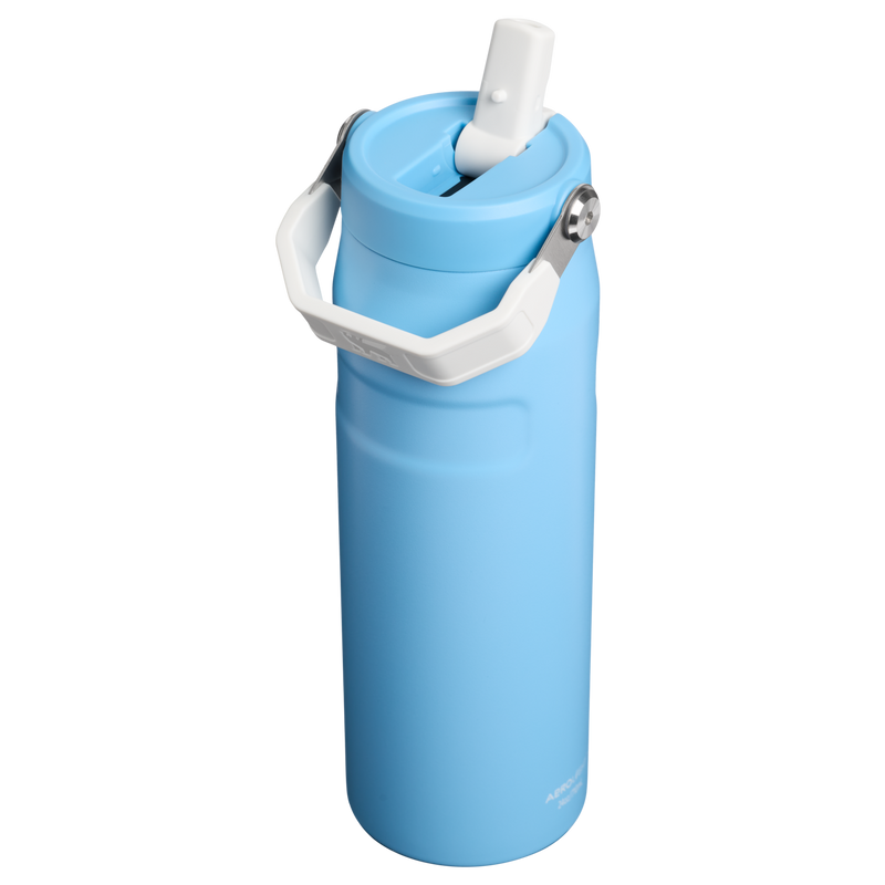 Stanley 1913 Country Collection IceFlow™ Aerolight Flip Straw Bottle 24 OZ in Team Light Blue White | Back View