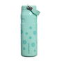 Swatch for Stanley 1913 The IceFlow™ Flip Straw 2.0 Bottle 24OZ Wild and Free Collection in Teal Daisies