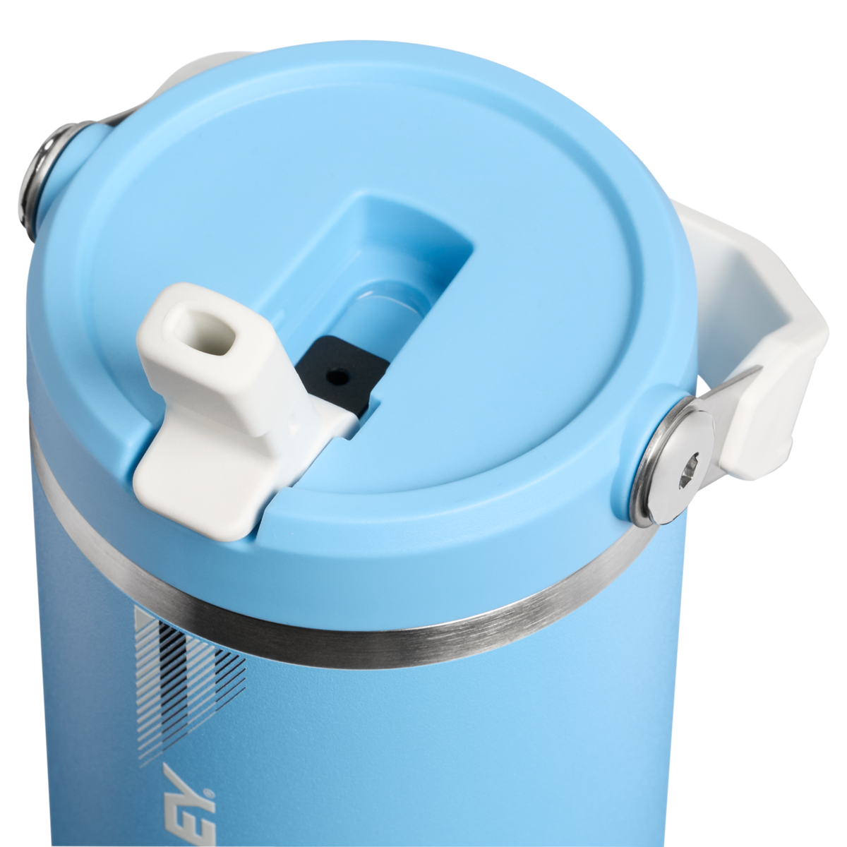 Stanley 1913 Country Collection IceFlow™ Tumbler 30 OZ in Team Light Blue White | Lid Detailed View