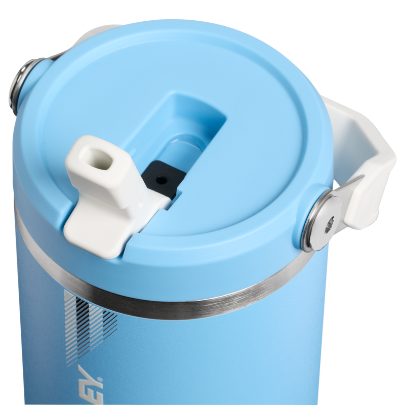 Stanley 1913 Country Collection IceFlow™ Tumbler 30 OZ in Team Light Blue White | Lid Detailed View