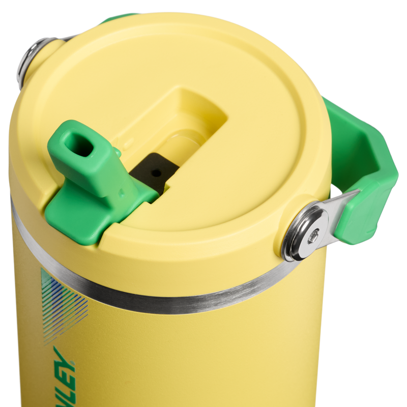 Stanley 1913 Country Collection IceFlow™ Tumbler 30 OZ in Team Yellow Green | Lid Detailed View