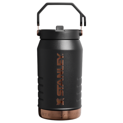 Stanley 1913 Messi x Stanley 1913 IceFlow™ Flip Straw Jug in Messi GOAT Black | Front View