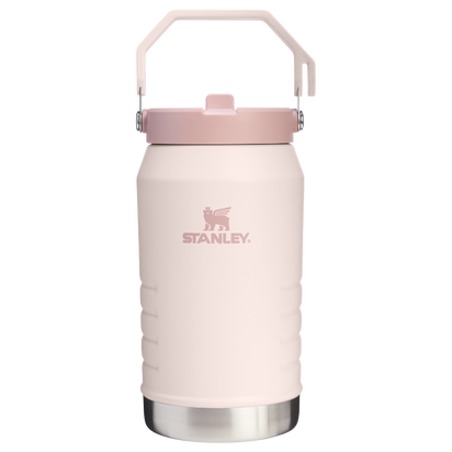 Stanley 1913 The IceFlow Flip Straw Jug 64 OZ in Rose Quartz | Front View