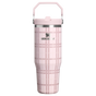 Swatch for Stanley 1913 IceFlow ® 2.0 Flip Straw Tumbler 30 oz Spring Reset Collection in Blossom Plaid | Front View