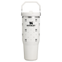 Swatch for Stanley 1913 The Iceflow™ 2.0 Flip Straw Tumbler 30 oz The Holiday Collection in Salt Bows | Front View