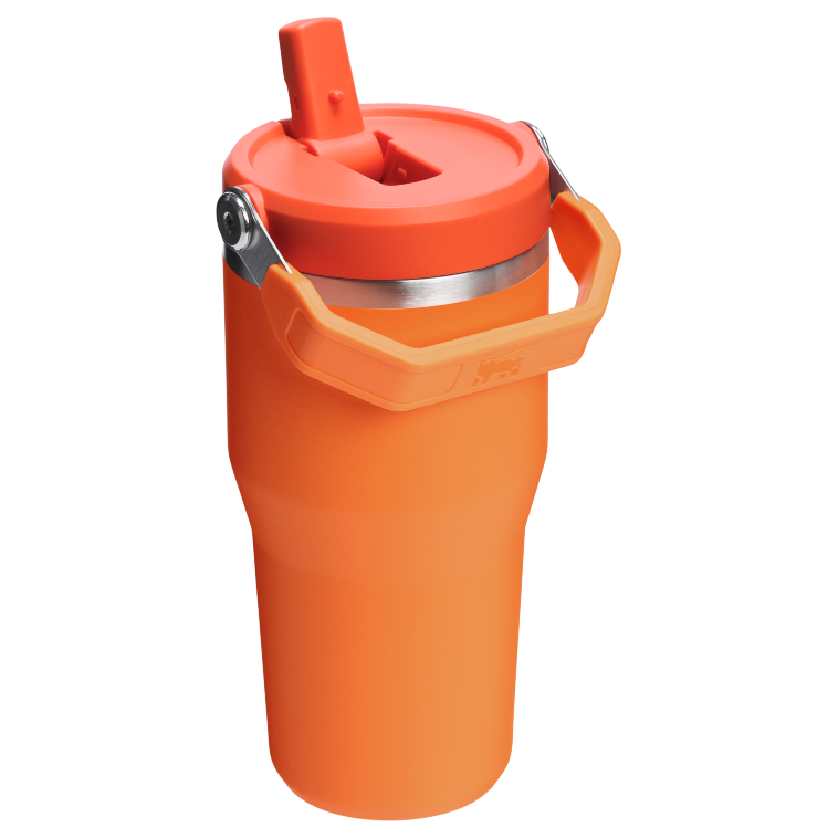 The IceFlow™ Flip Straw Tumbler 2.0 | 20 OZ - Goldenrod Coral - Stanley AU
