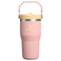 The IceFlow™ Flip Straw Tumbler 2.0 | 20 OZ - Peach Rose - Stanley AU