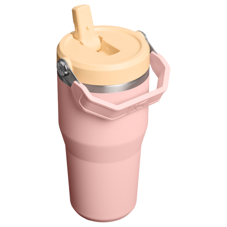 Stanley 1913 The IceFlow™ Flip Straw Tumbler 2.0 20 OZ in Peach Rose | Back View