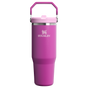 The IceFlow™ Flip Straw Tumbler 2.0 | 30 OZ - Dark Blossom - Stanley AU