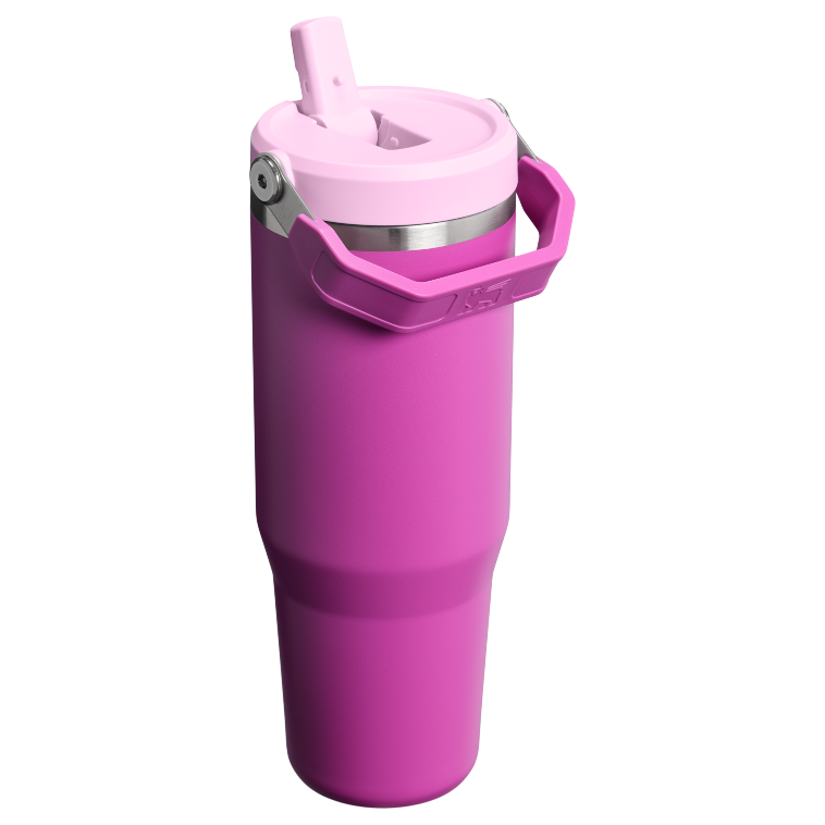 Stanley 1913 The IceFlow™ Flip Straw Tumbler 2.0 30 OZ in Dark Blossom | Back View