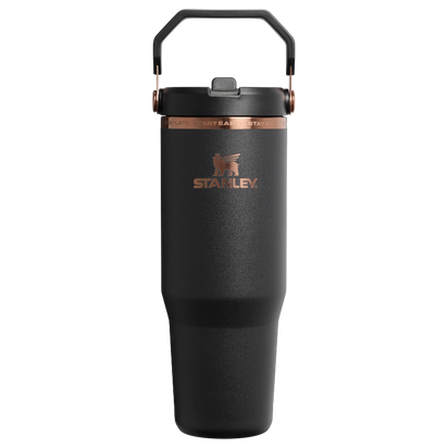 Stanley 1913 Messi x Stanley 1913 IceFlow™ Flip Straw Tumbler in Messi GOAT Black | Front View