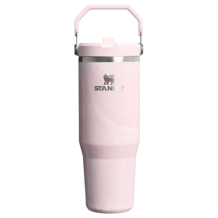 Stanley 1913 The IceFlow™ Flip Straw Tumbler 30 OZ Marble Collection in Pink Amethyst Calacatta | Front View