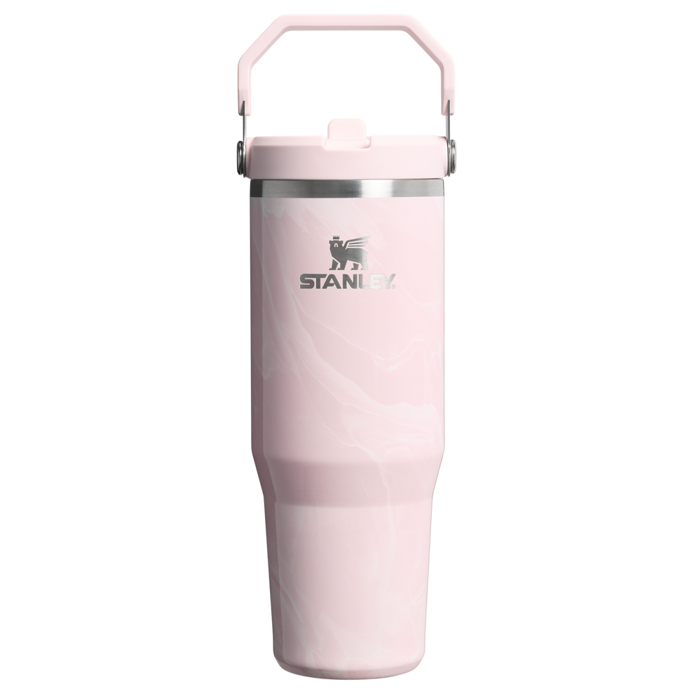 Stanley 1913 The IceFlow™ Flip Straw Tumbler 30 OZ Marble Collection in Pink Amethyst Calacatta | Front View