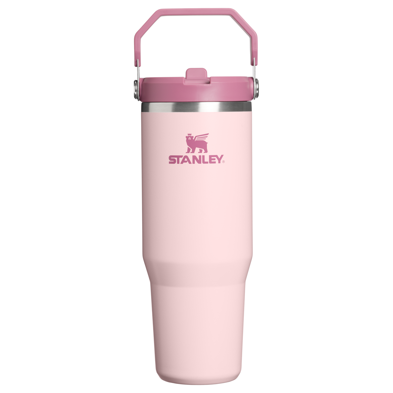 Stanley 1913 IceFlow Flip Straw Tumbler Sundown Collection 30 oz in Pink Dogwood Western | Front View