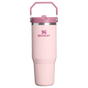 Swatch for Stanley 1913 IceFlow Flip Straw Tumbler Sundown Collection 30 oz in Pink Dogwood Western | Front View