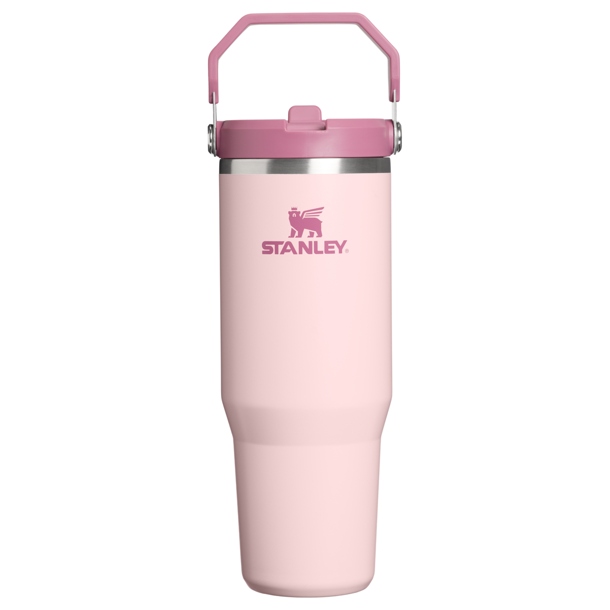 Stanley 1913 IceFlow Flip Straw Tumbler Sundown Collection 30 oz in Pink Dogwood Western | Front View
