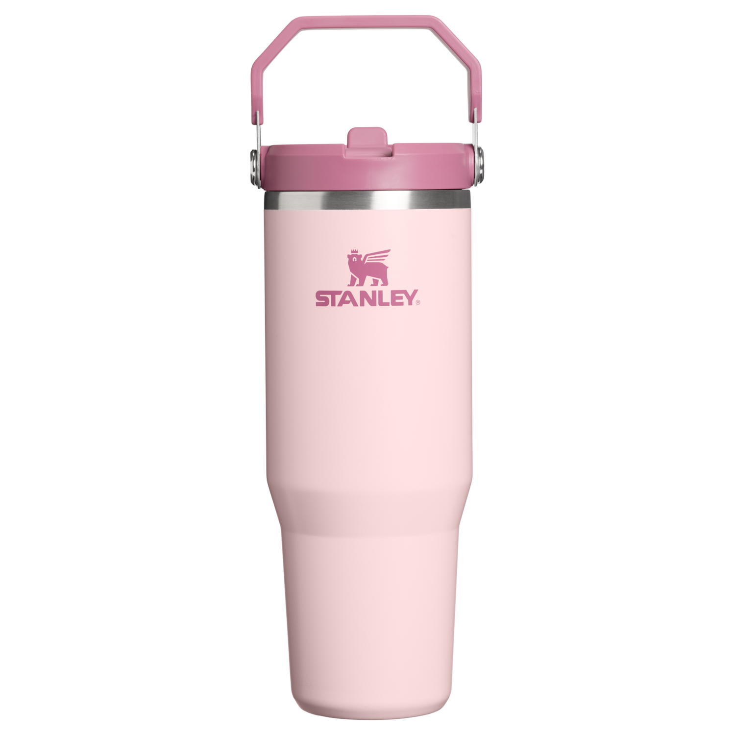 Stanley 1913 IceFlow Flip Straw Tumbler Sundown Collection 30 oz in Pink Dogwood Western | Front View