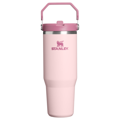 Stanley 1913 IceFlow Flip Straw Tumbler Sundown Collection 30 oz in Pink Dogwood Western | Front View