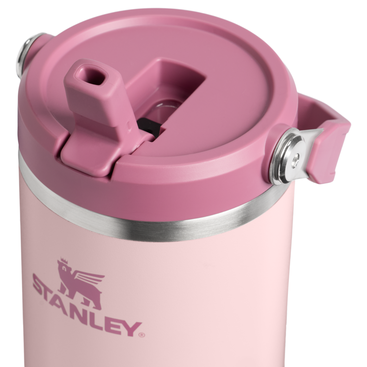 Stanley 1913 IceFlow Flip Straw Tumbler Sundown Collection 30 oz in Pink Dogwood Western | Front View