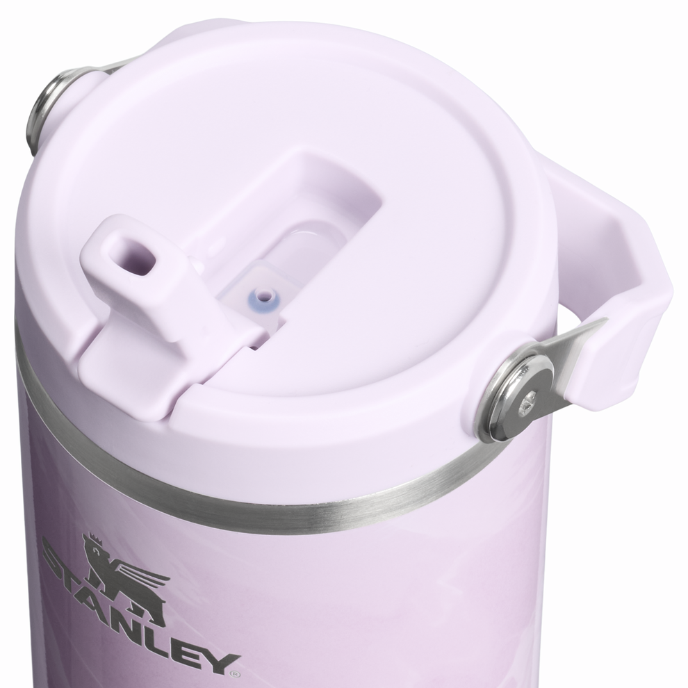 Stanley 1913 The IceFlow™ Flip Straw Tumbler 30 OZ Marble Collection in Soft Amethyst Calacatta