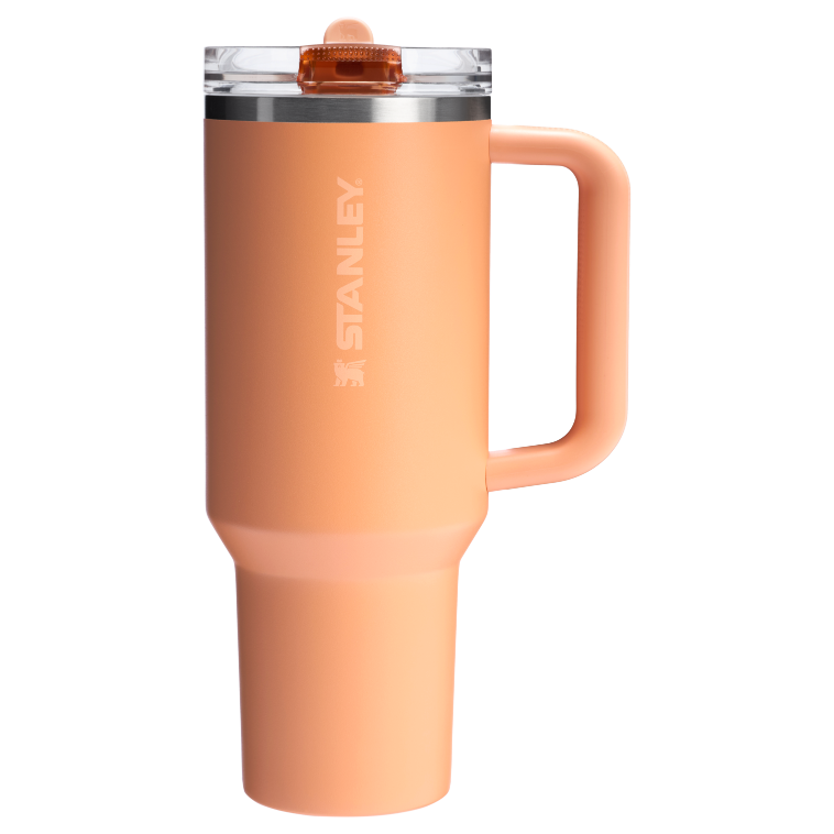 Stanley 1913 The Quencher ProTour Flip Straw Tumbler 40 OZ in Apricot | Front View