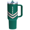 The Quencher ProTour Flip Straw Tumbler | 40 OZ | Oasis Collection - Emerald Chevon - Stanley AU