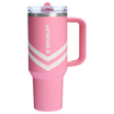 The Quencher ProTour Flip Straw Tumbler | 40 OZ | Oasis Collection -  Plumeria Chevron - Stanley AU