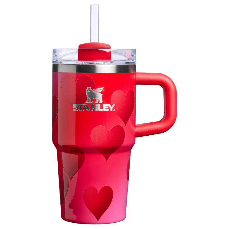 Stanley 1913 The Quencher® H2.0 FlowState™ Tumbler 20 OZ in Rouge Heart Gradient