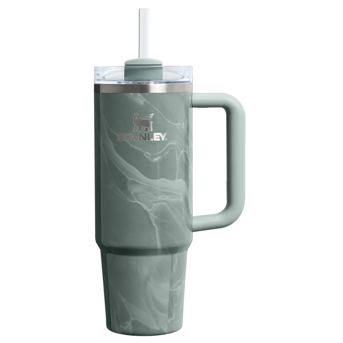 Stanley 1913 The Quencher® H2.0 FlowState™ Tumbler 30 OZ Marble Collection in Agate Calacatta