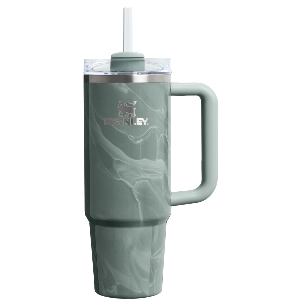 Stanley 1913 The Quencher® H2.0 FlowState™ Tumbler 30 OZ Marble Collection in Agate Calacatta