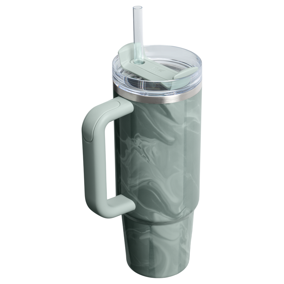 Stanley 1913 The Quencher® H2.0 FlowState™ Tumbler 30 OZ Marble Collection in Agate Calacatta