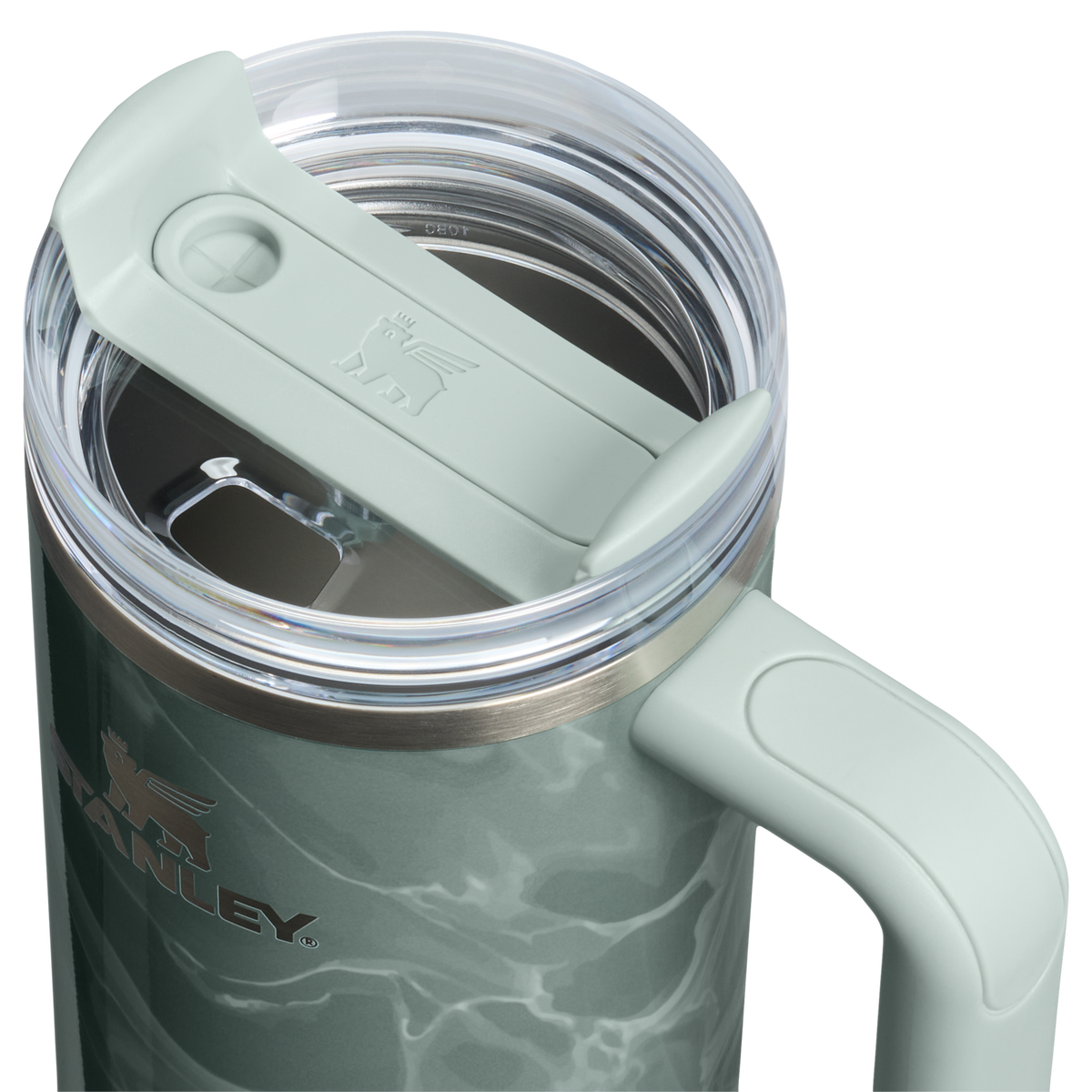 Stanley 1913 The Quencher® H2.0 FlowState™ Tumbler 30 OZ Marble Collection in Agate Calacatta