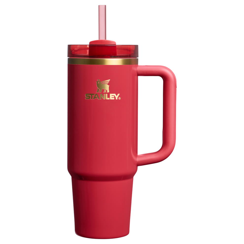 Stanley 1913 Cheers & Cheer The Quencher®H2.0 FlowState™ Tumbler 30 OZ in Holly Berry Gloss