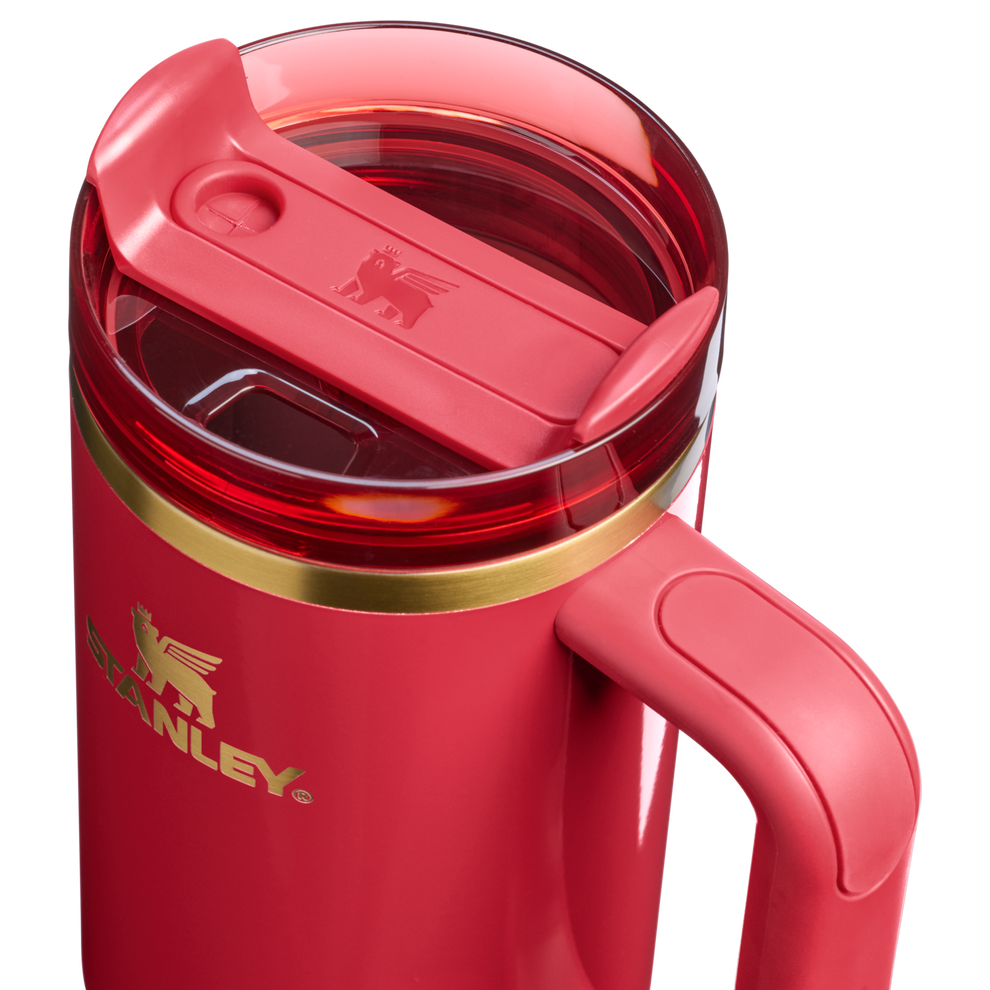 Stanley 1913 Cheers & Cheer The Quencher®H2.0 FlowState™ Tumbler 30 OZ in Holly Berry Gloss