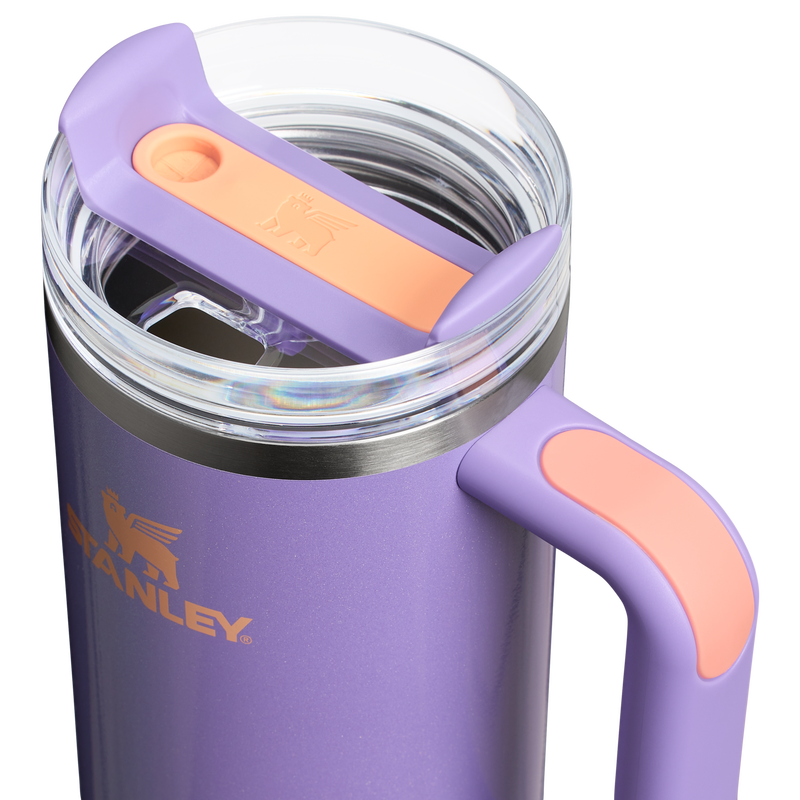 Stanley 1913 New Frequency Quencher H2.O FlowState™ Tumbler 30 OZ in Periwinkle Shimmer | Lid View