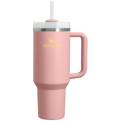 Stanley 1913 The Quencher H2.0 FlowState™ Tumbler 40 OZ in Peach Rose | Front View