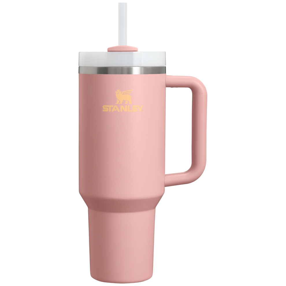 Stanley 1913 The Quencher H2.0 FlowState™ Tumbler 40 OZ in Peach Rose | Front View