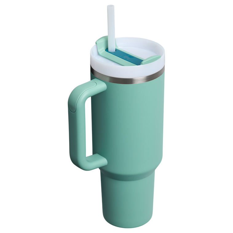 Stanley 1913 The Quencher H2.0 FlowState™ Tumbler 40 OZ in Spring Green | Back View