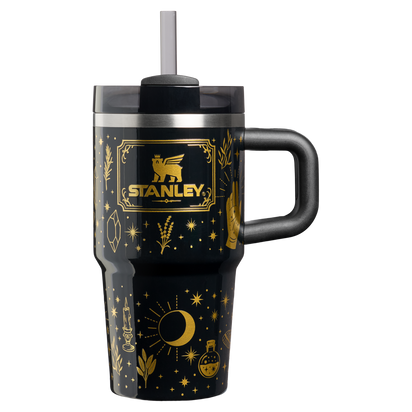 Stanley 1913 Halloween Quencher®  H2.0 Flowstate™ Tumbler | 20 oz in Black Magic | Front View