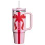 Swatch for Stanley 1913 The Quencher H2.0 Tumbler 30 oz Ribbon Collection in Soft Pink Ribbon | Front View