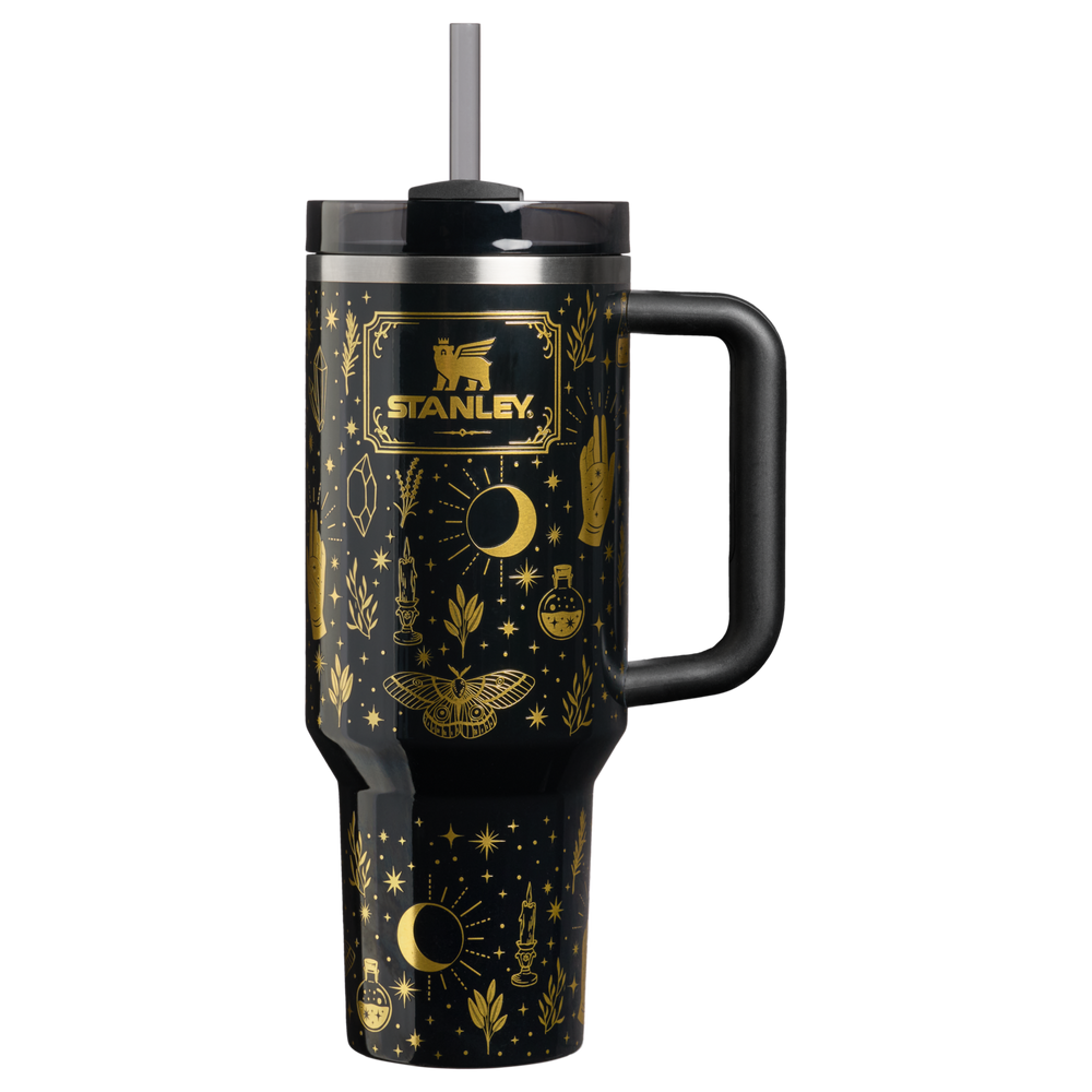 Stanley 1913 Halloween Quencher®  H2.0 Flowstate™ Tumbler | 40 oz in Black Magic | Front View