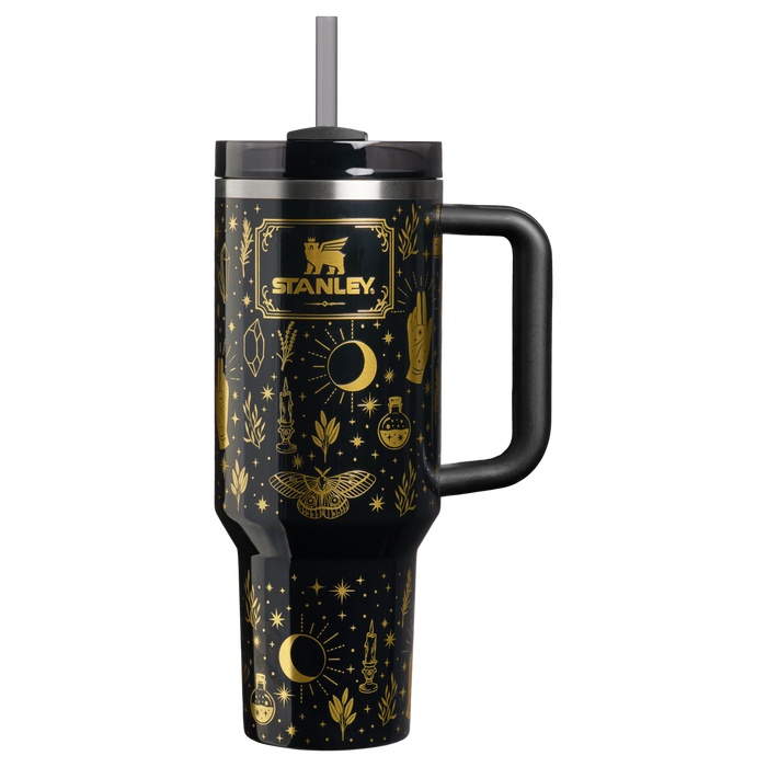 Stanley 1913 Halloween Quencher®  H2.0 Flowstate™ Tumbler | 40 oz in Black Magic | Front View