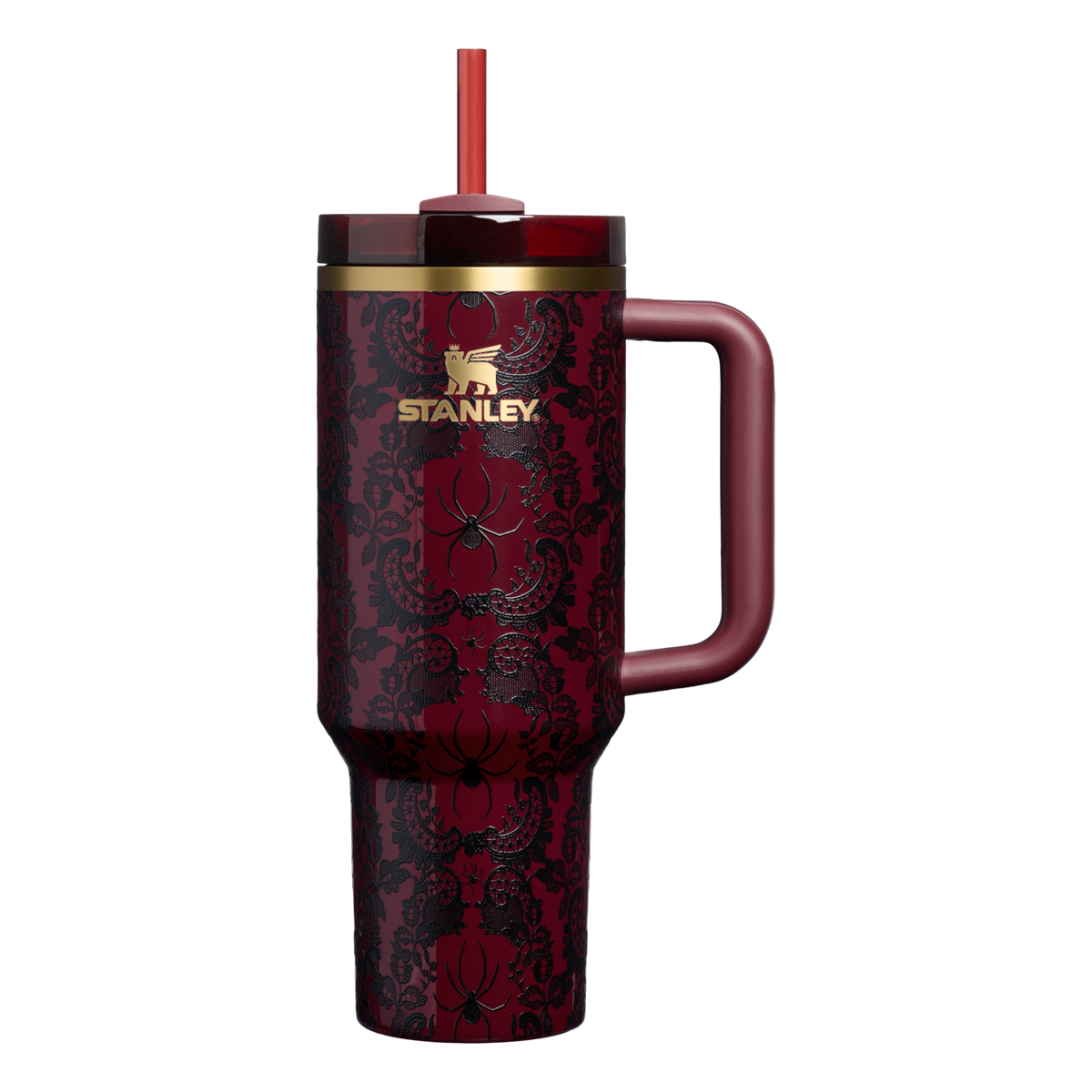 Stanley 1913 Halloween Quencher®  H2.0 Flowstate™ Tumbler | 40 oz in Bordeaux Lace | Front View