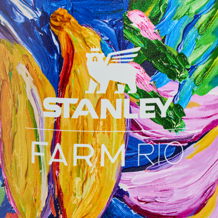 Stanley 1913 Stanley 1913 x FARM Rio Quencher® H2.0 Flowstate™ Tumbler Painted Bananas 30 oz in Farm Rio Painted Bananas