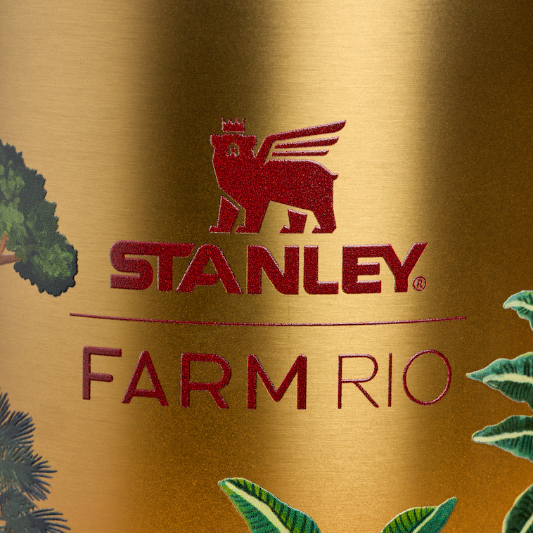 Stanley 1913 Stanley 1913 x FARM Rio Quencher® H2.0 Flowstate™ Tumbler Tropical Woods 30 oz in Tropical Woods