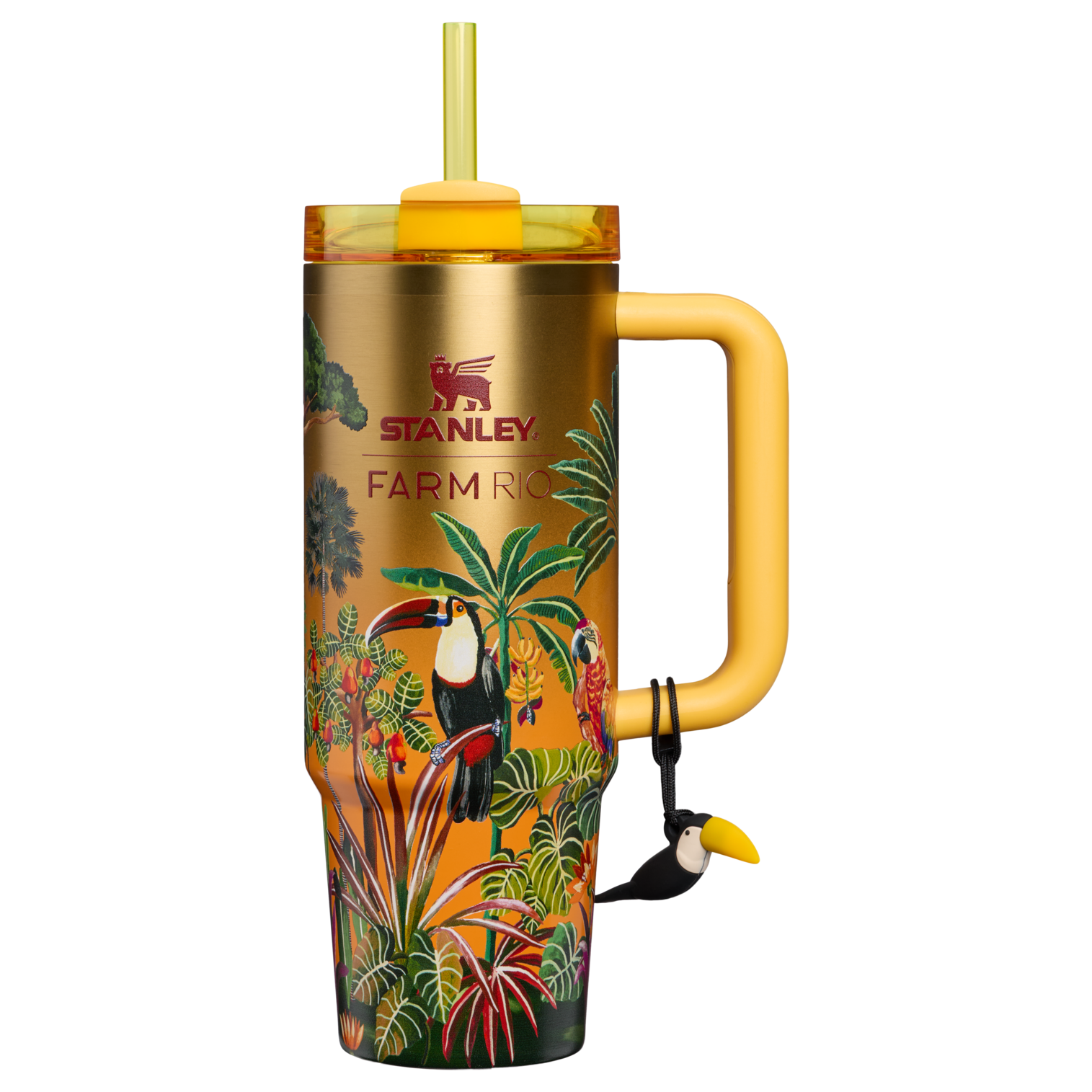 Stanley 1913 Stanley 1913 x FARM Rio Quencher® H2.0 Flowstate™ Tumbler Tropical Woods 30 oz in Tropical Woods