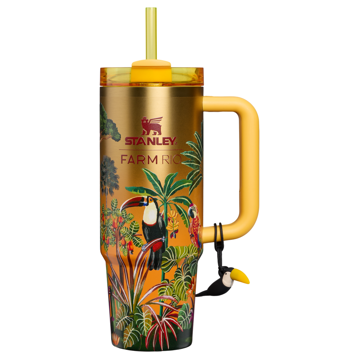 Stanley 1913 Stanley 1913 x FARM Rio Quencher® H2.0 Flowstate™ Tumbler Tropical Woods 30 oz in Tropical Woods