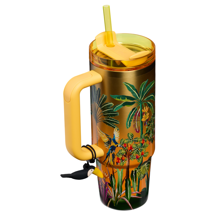 Stanley 1913 Stanley 1913 x FARM Rio Quencher® H2.0 Flowstate™ Tumbler Tropical Woods 30 oz in Tropical Woods