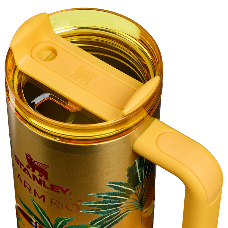 Stanley 1913 Stanley 1913 x FARM Rio Quencher® H2.0 Flowstate™ Tumbler Tropical Woods 30 oz in Tropical Woods