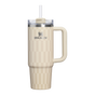 Swatch for Stanley 1913 The Quencher®  H2.0  Flowstate™ Tumbler 30 oz | High Summer in Antique White Tile | Front View